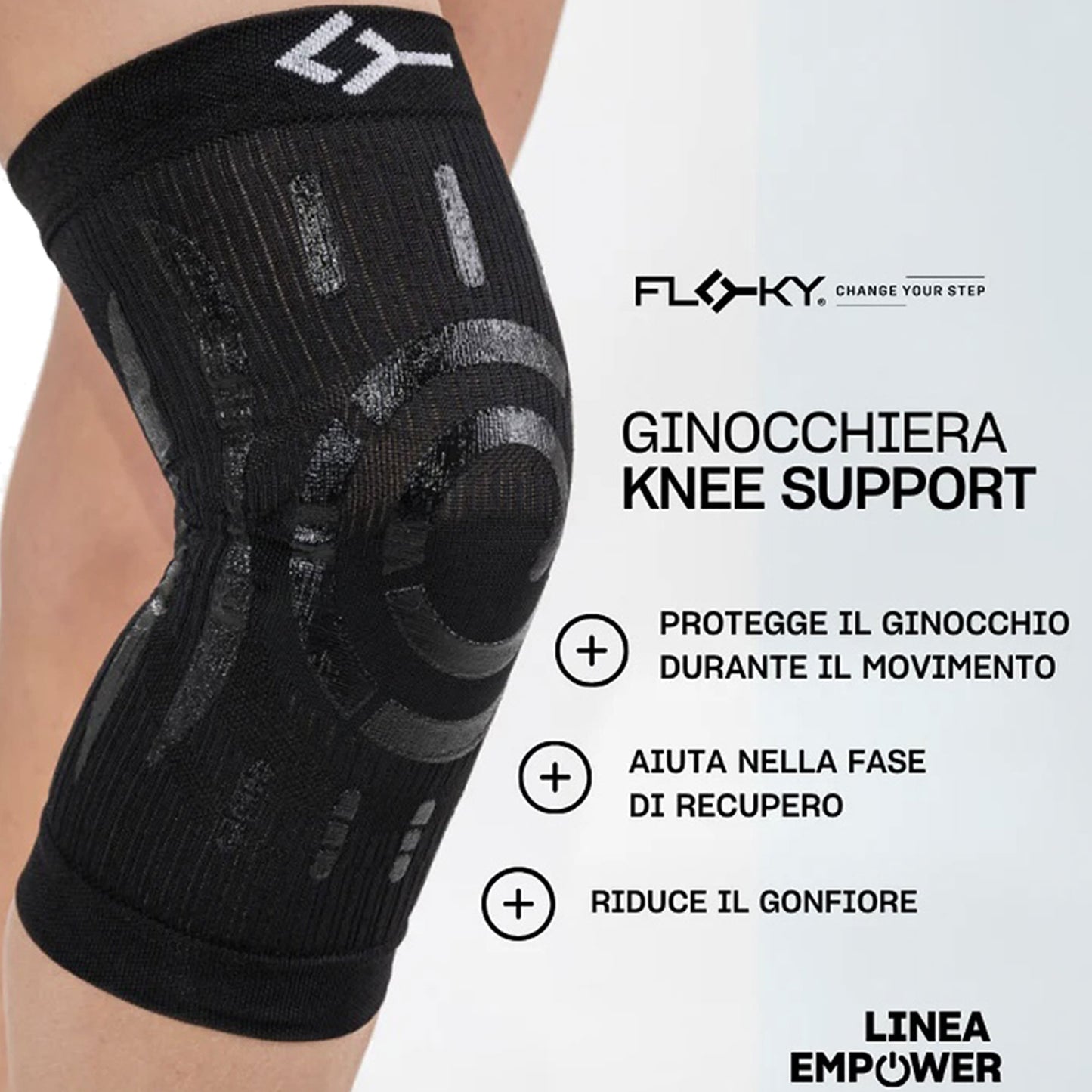 FLOKY KNEE SUPPORT GINOCCHIERA SINISTRA