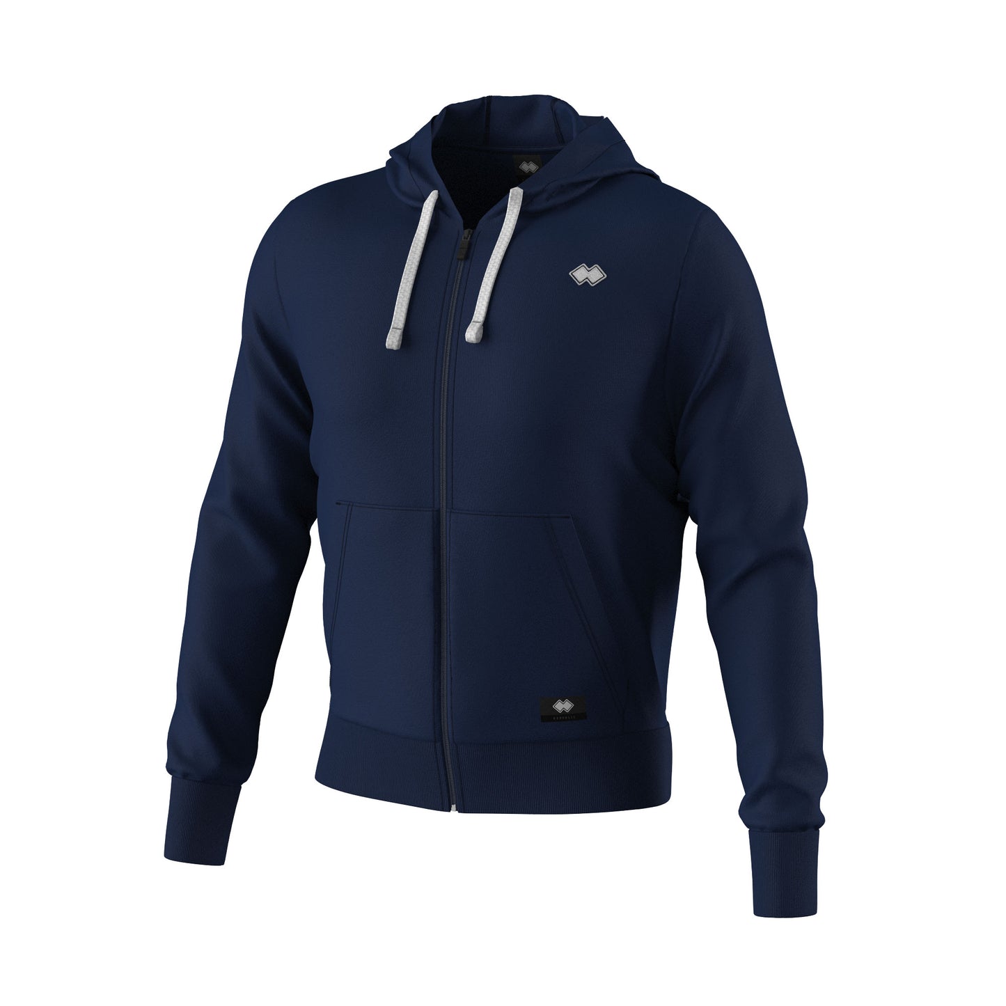 ESSENTIAL SS24 HOODY ZIP FLEECE 055 MAN AD